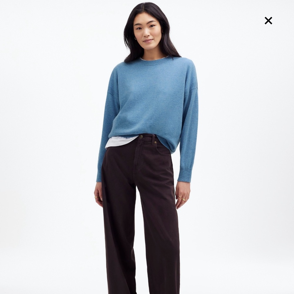 Madewell Cashmere Relaxed Crewneck Sweater